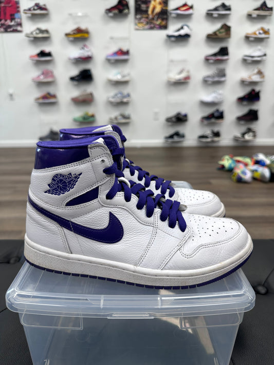 Jordan 1 Retro High Court Purple (Women's) - Size 8.5W (U)