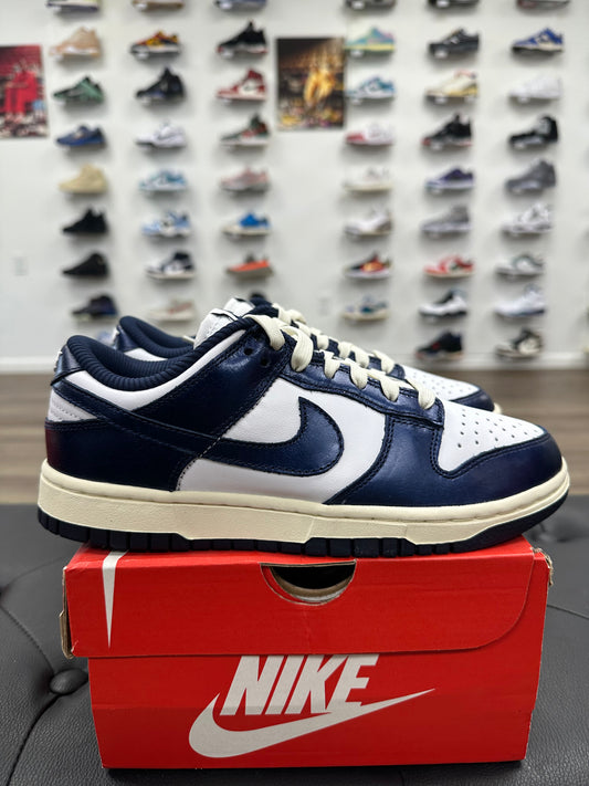 Nike Dunk Low PRM Vintage Navy (Women's) - Size 9
