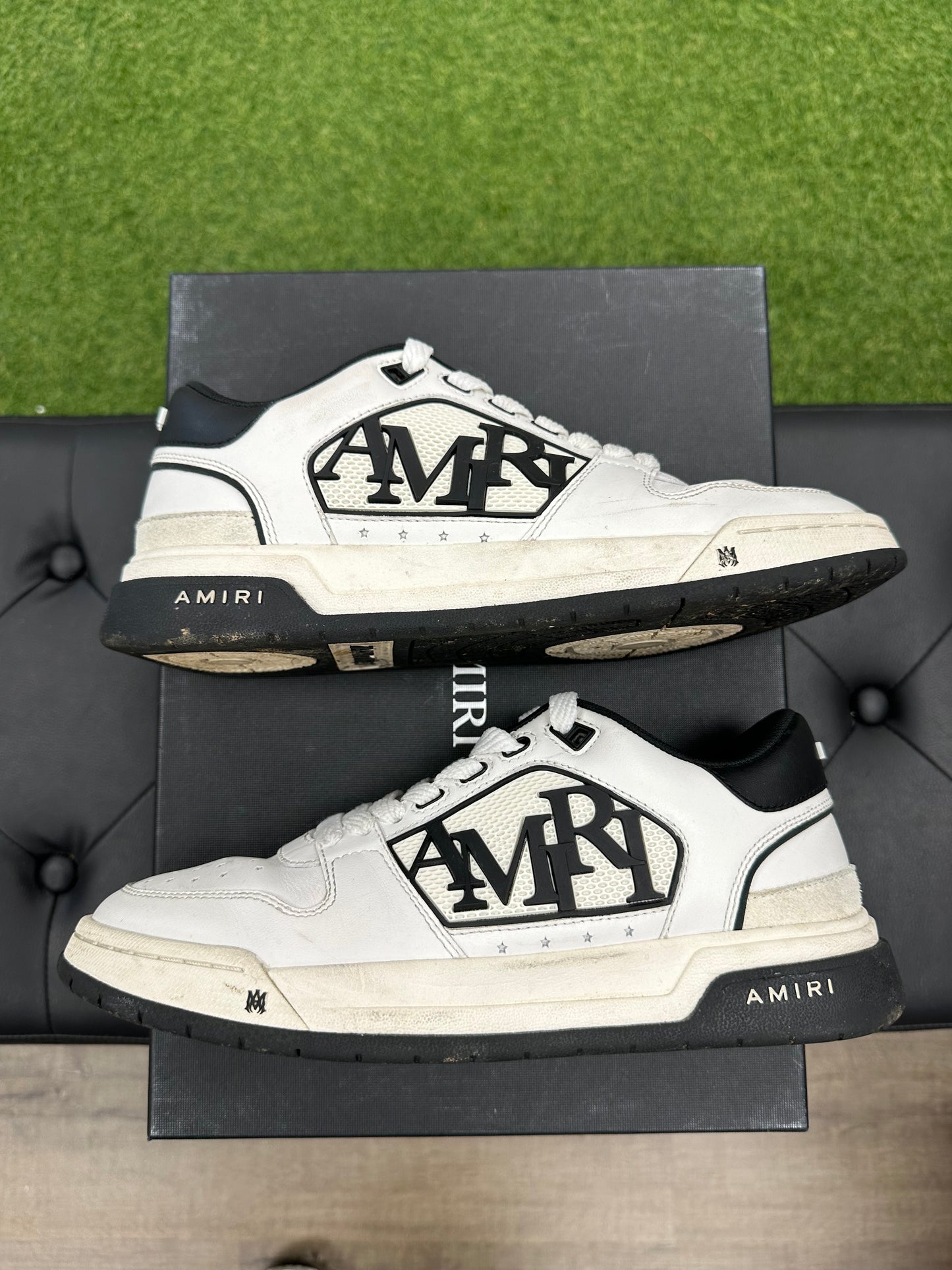 AMIRI Classic Low White Black - Size 8 (U)