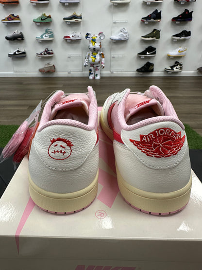 Jordan 1 Retro Low OG SP Travis Scott Sail Tropical Pink - Size 11