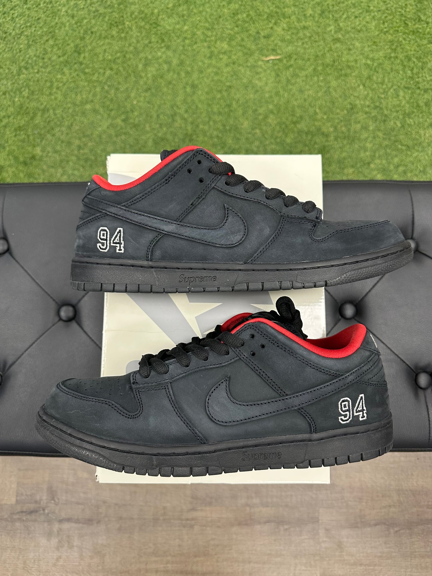Nike SB Dunk Low Supreme 94 Black - Size 12 (U)