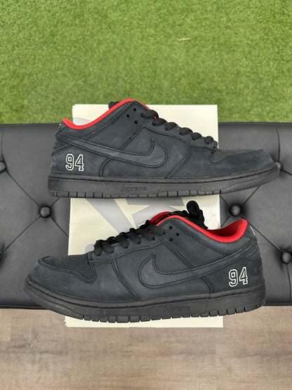 Nike SB Dunk Low Supreme 94 Black - Size 12 (U)