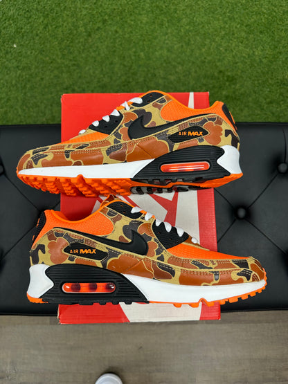 Nike Air Max 90 Duck Camo Orange - Size 10