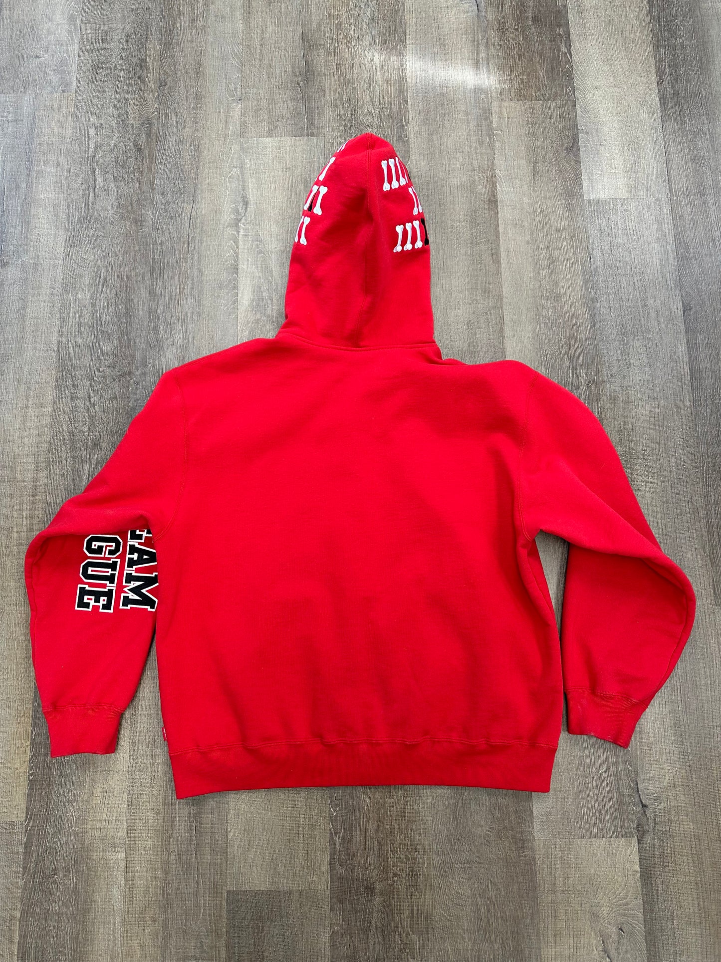 Supreme League Champs Zip Up Hooded Sweatshirt Red - Mens (U)