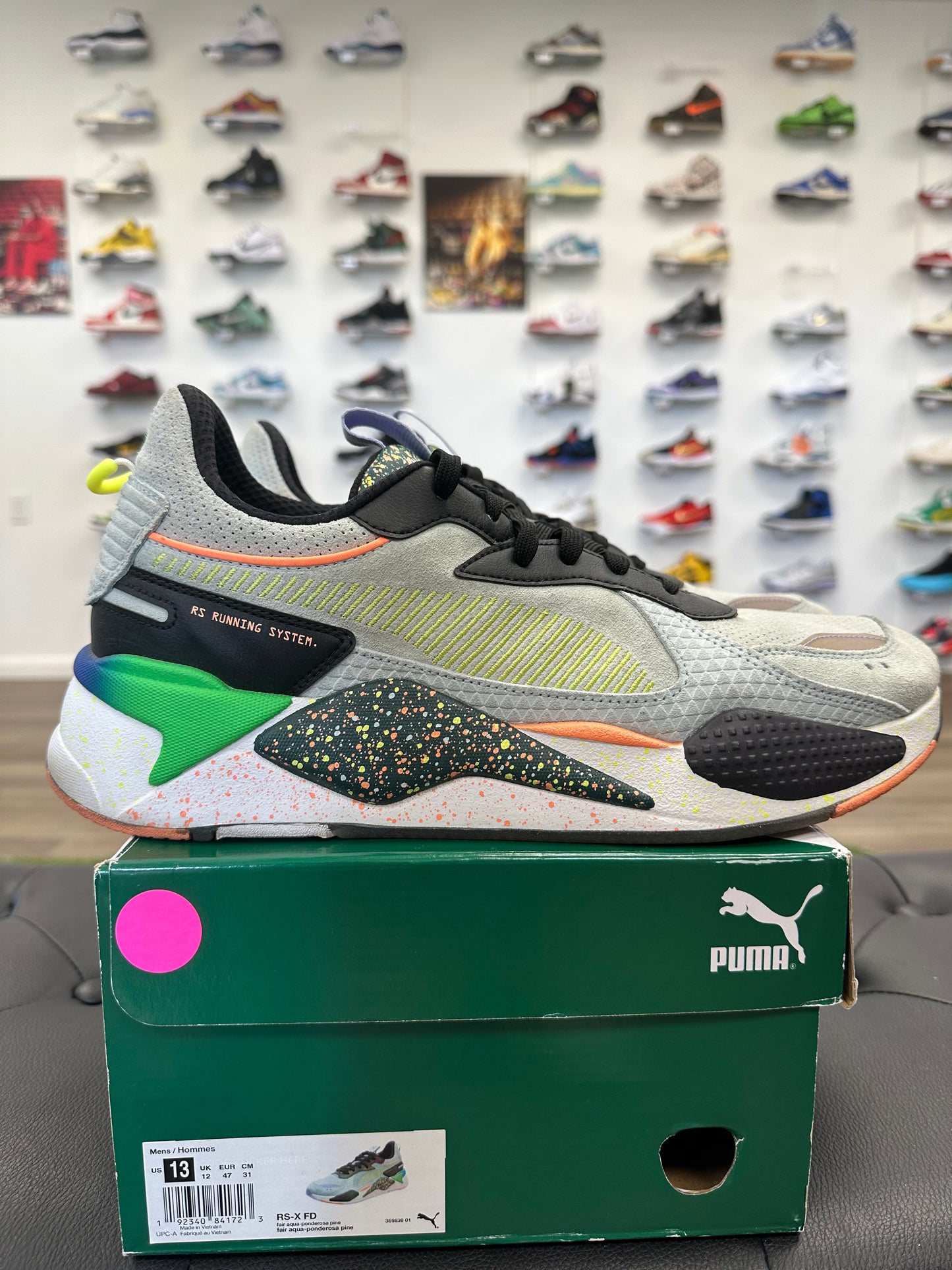 Puma RS-X FD Fair Aqua Ponderosa Pine - Mens (U13)