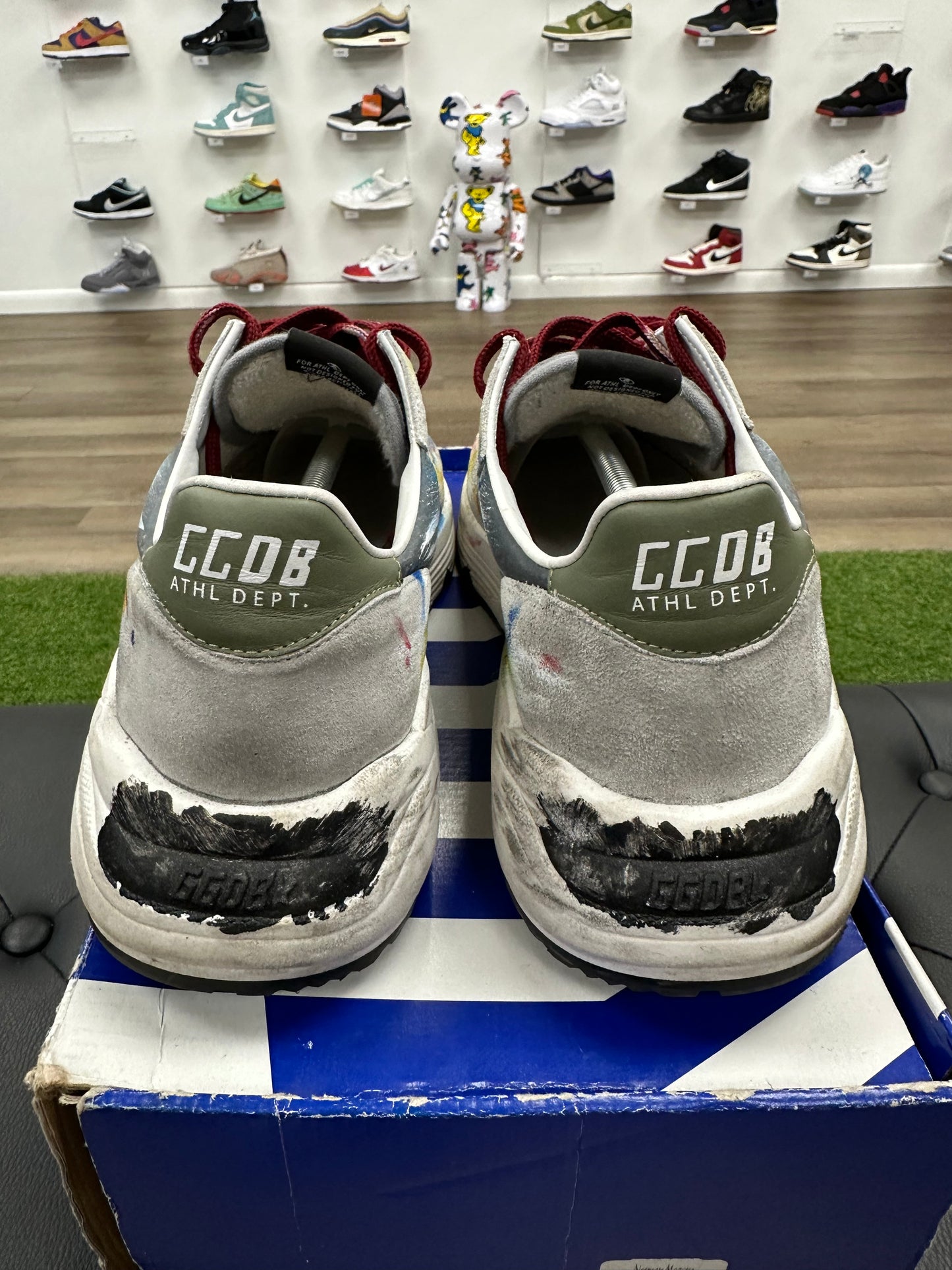Golden Goose Running Sole Sneaker Paint Drip - Size 12 (U)