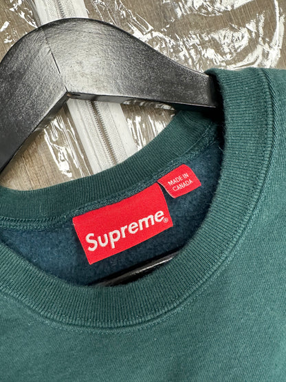 Supreme Box Logo Crewneck (FW22) Dark Pine - Size Large (U)
