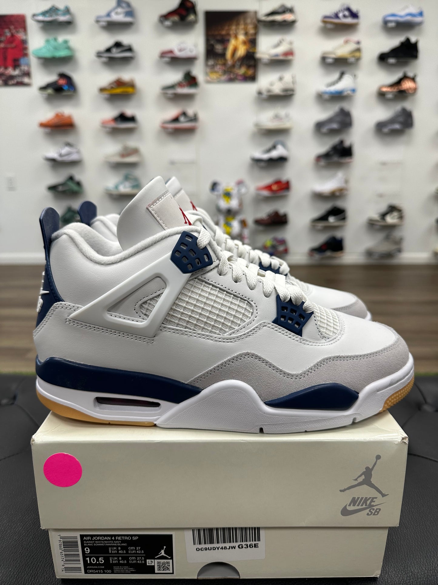 Jordan 4 Retro SB Navy - Size 9