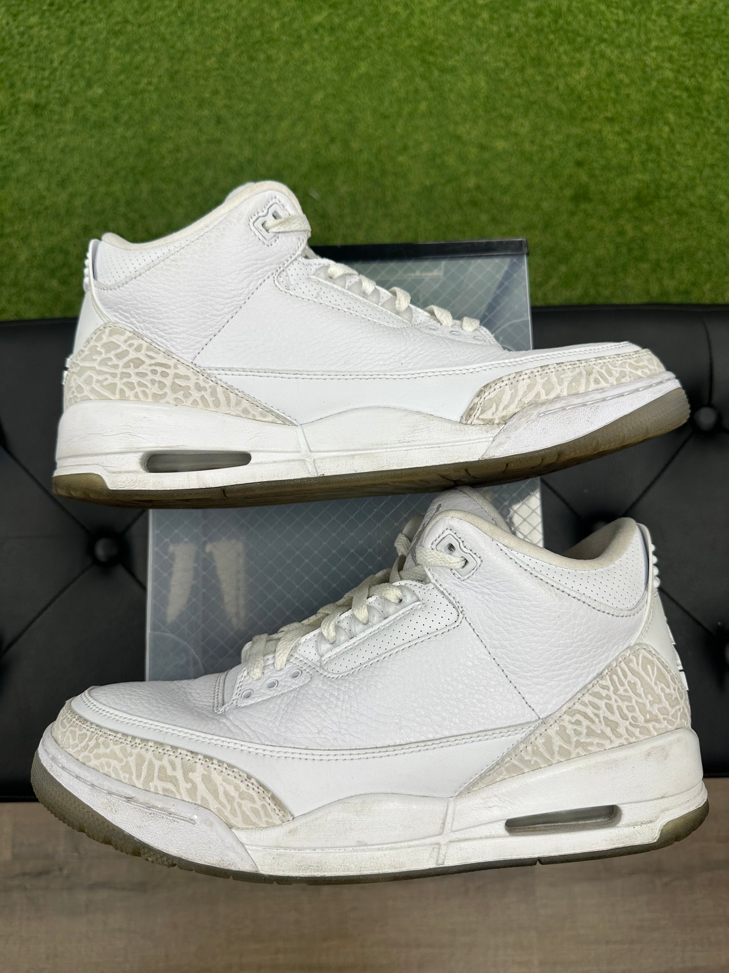 Jordan 3 Retro Pure White (2018) - Size 12 (U)