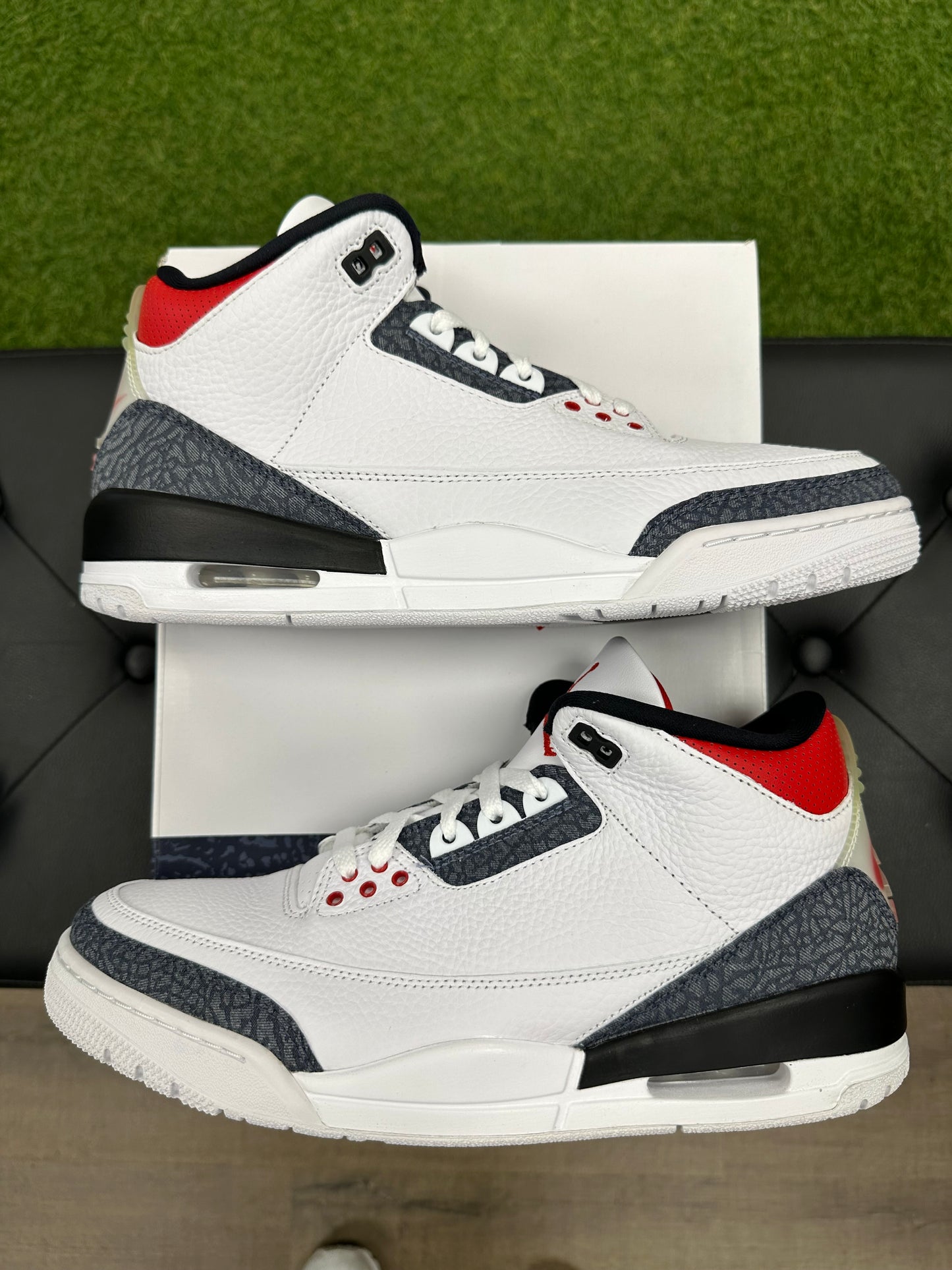 Jordan 3 Retro SE Fire Red Denim (2020) - Size 11