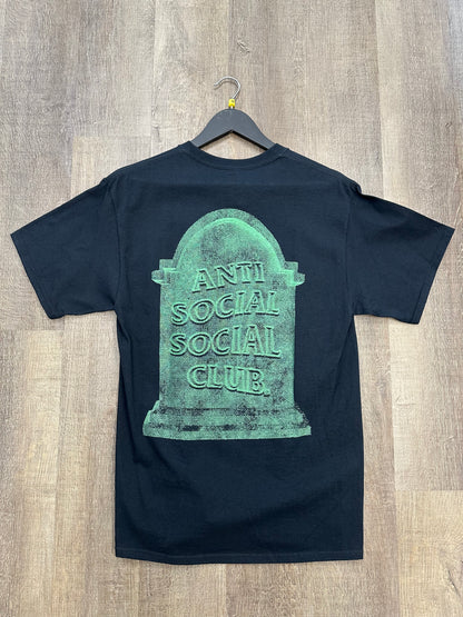 Anti Social Social Club Snakes In The Grass Tee Black - Size Medium
