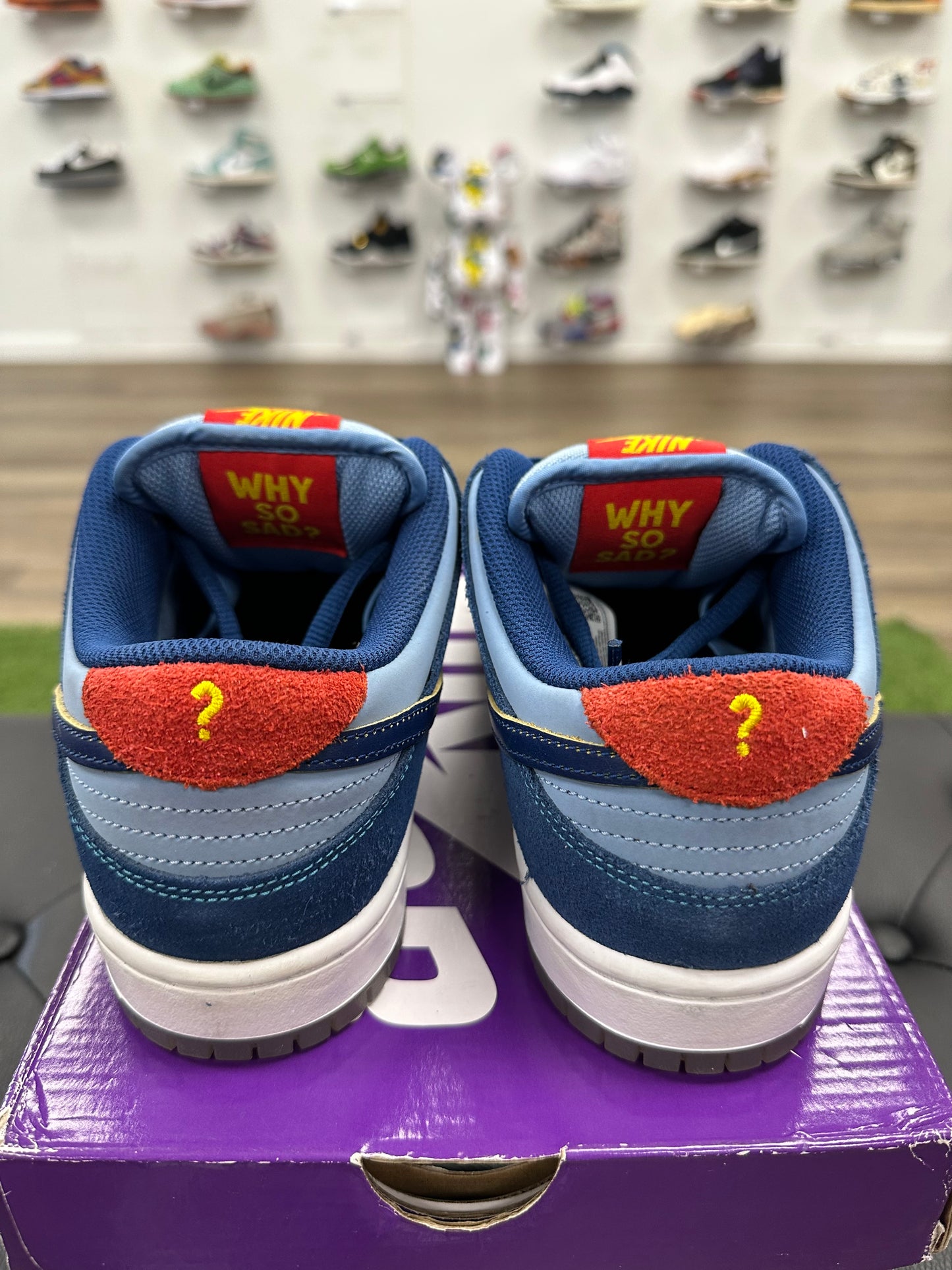 Nike SB Dunk Low Pro Why So Sad? - Size 8 (U)
