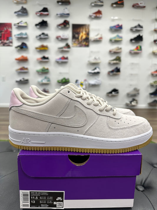 Nike Air Force 1 Low SB Light Orewood Brown Pink - Size 11.5