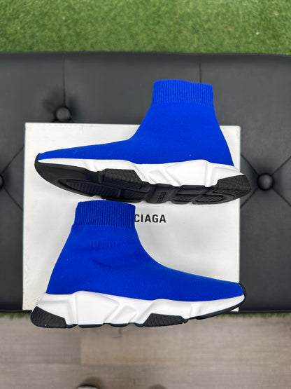 Balenciaga Speed Sneaker Blue Kids - Size 9/9.5