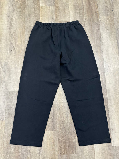 Fear of God Essentials Fleece Relaxed Sweatpant Black - Mens