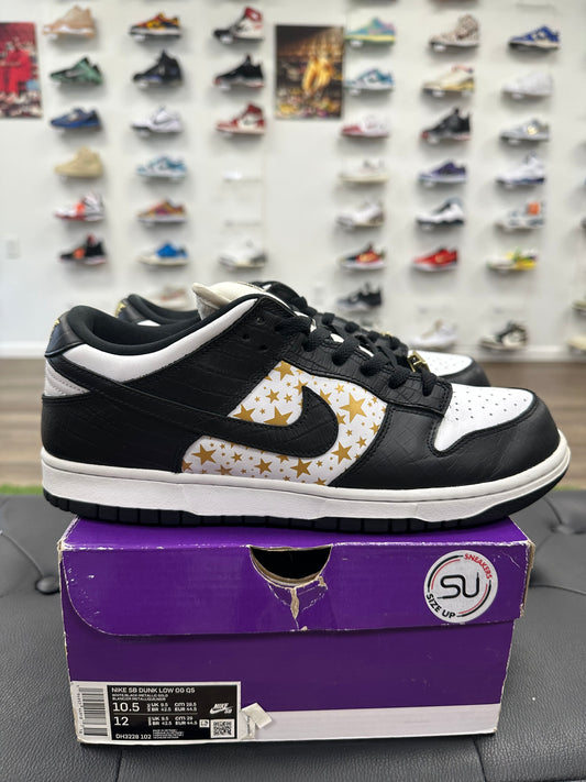 Nike SB Dunk Low Supreme Stars Black (2021) - Size 10.5 (U)