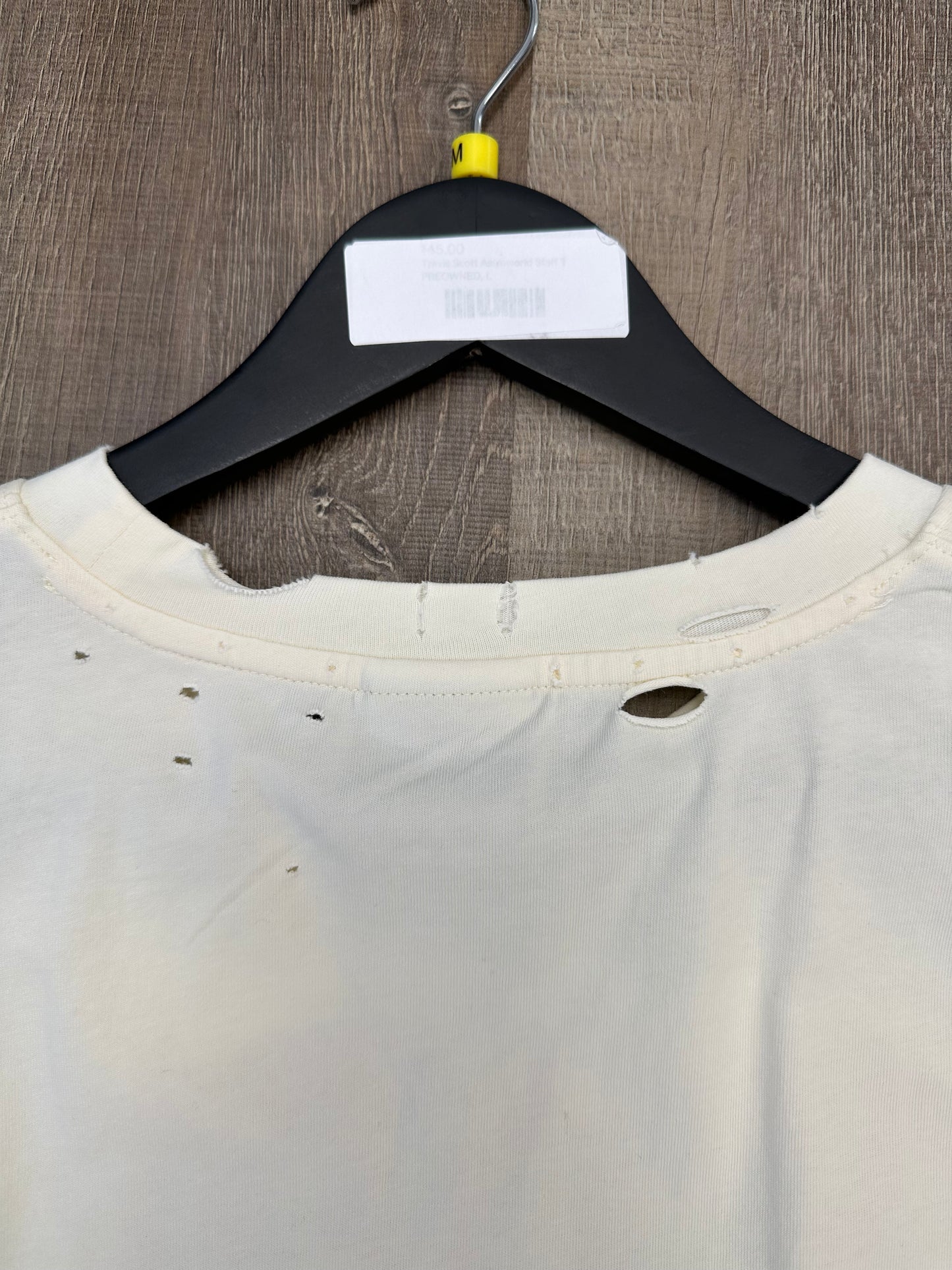 Vale Forever All Dogs Go To Heaven Tee Cream - Size XL