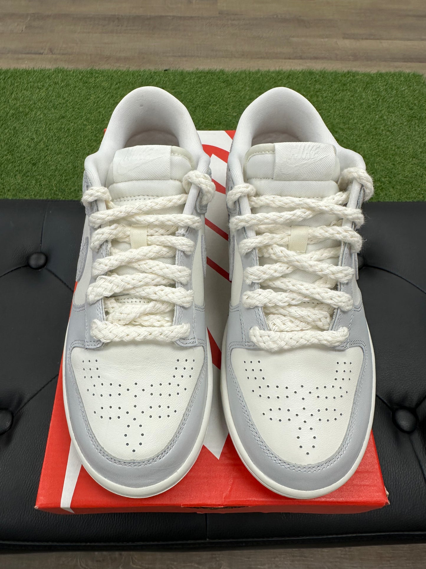 Nike Dunk Low Needlework Sail Aura (Women's) - Size 8