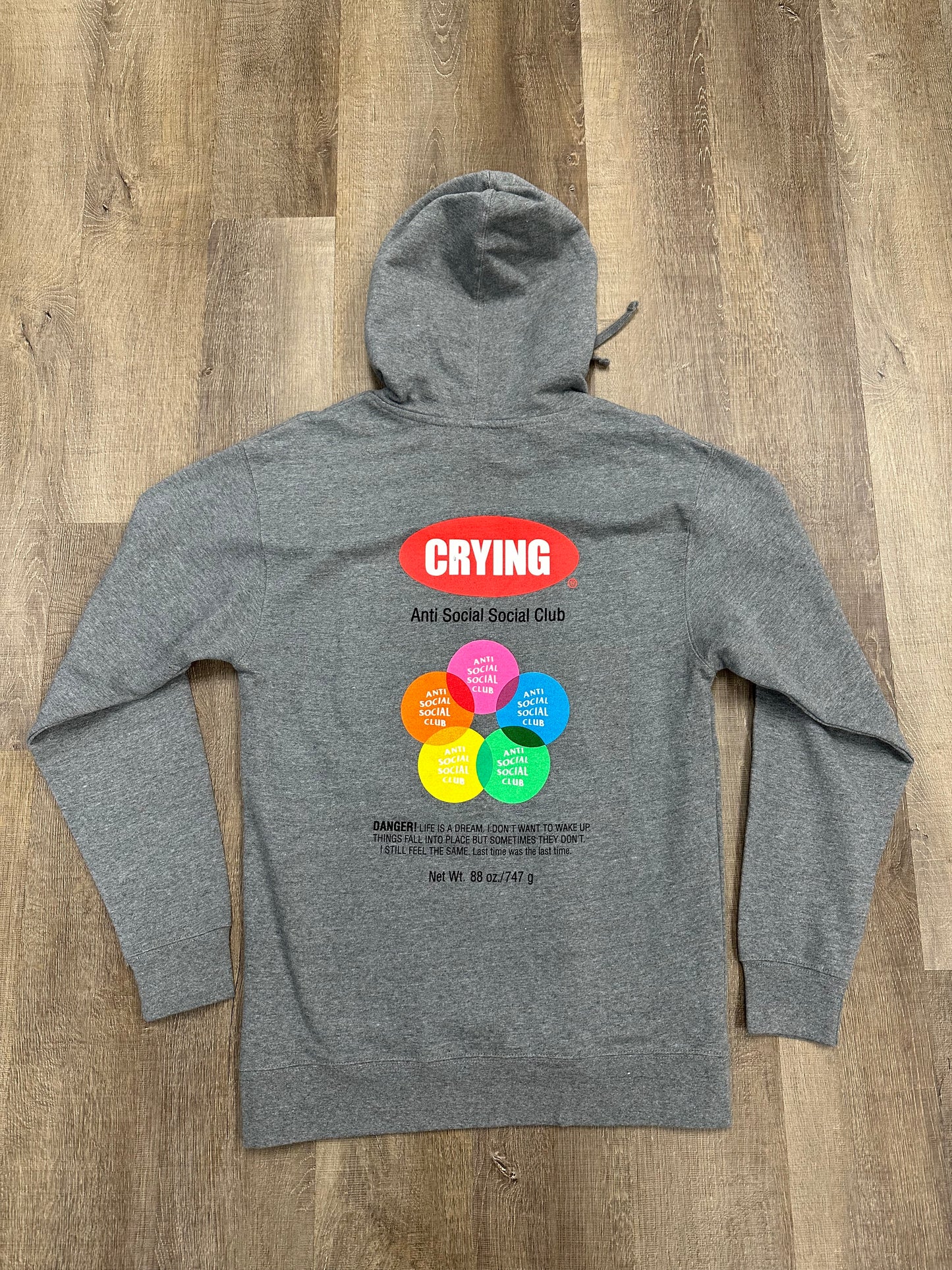 Anti Social Social Club Crying Hoodie - Mens (U)
