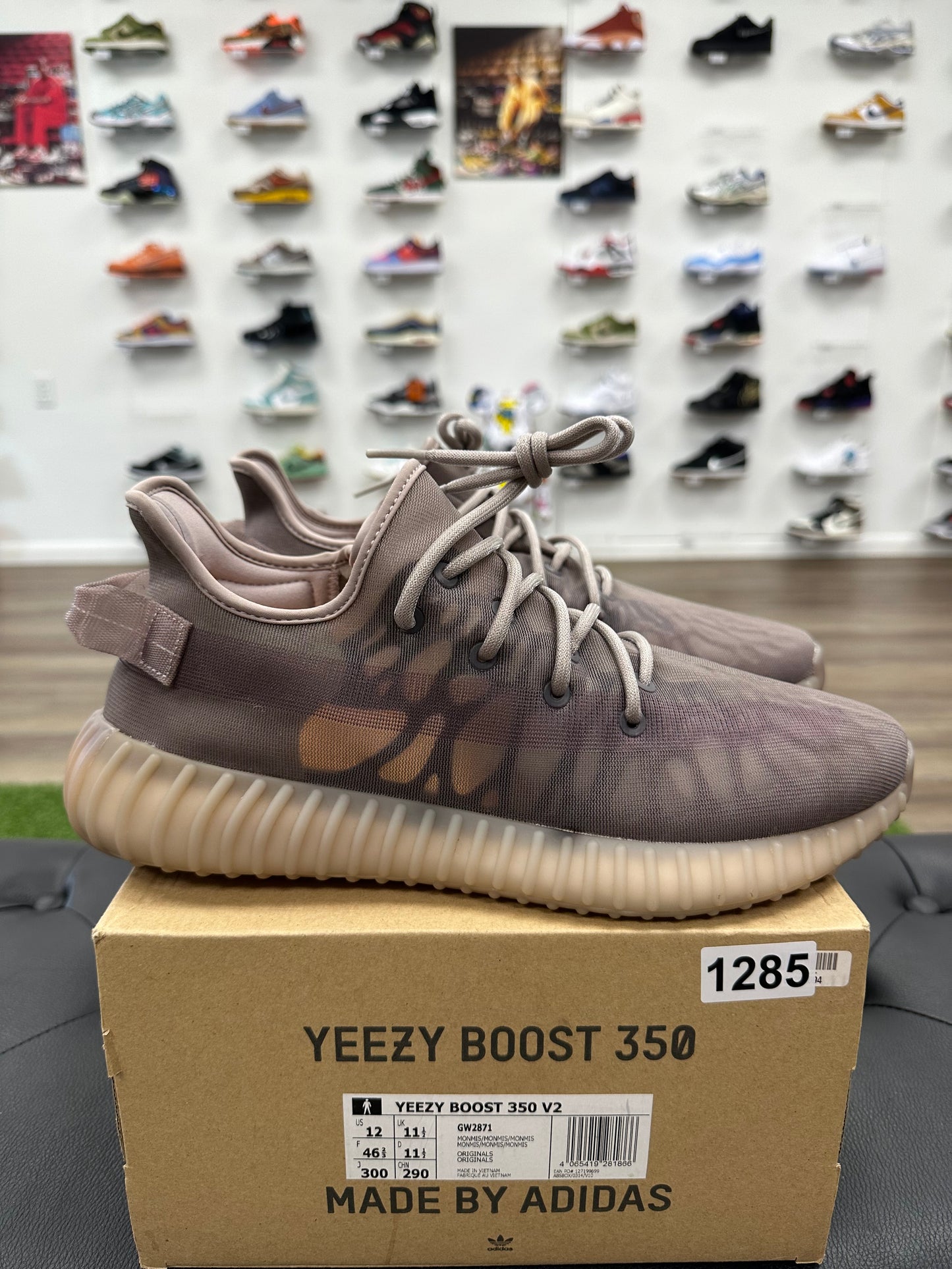 adidas Yeezy Boost 350 V2 Mono Mist - Size 12 (U)
