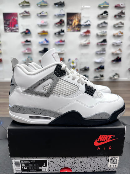 Jordan 4 Retro White Cement (2025) - Size 13 (U)