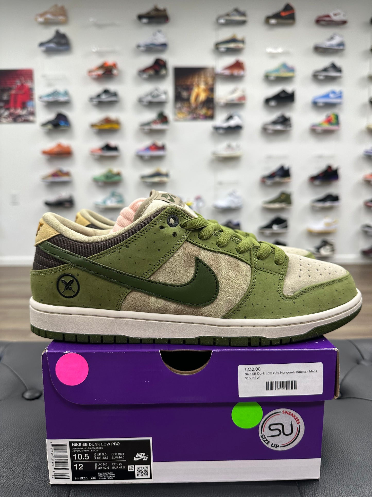 Nike SB Dunk Low Yuto Horigome Matcha - Size 10.5