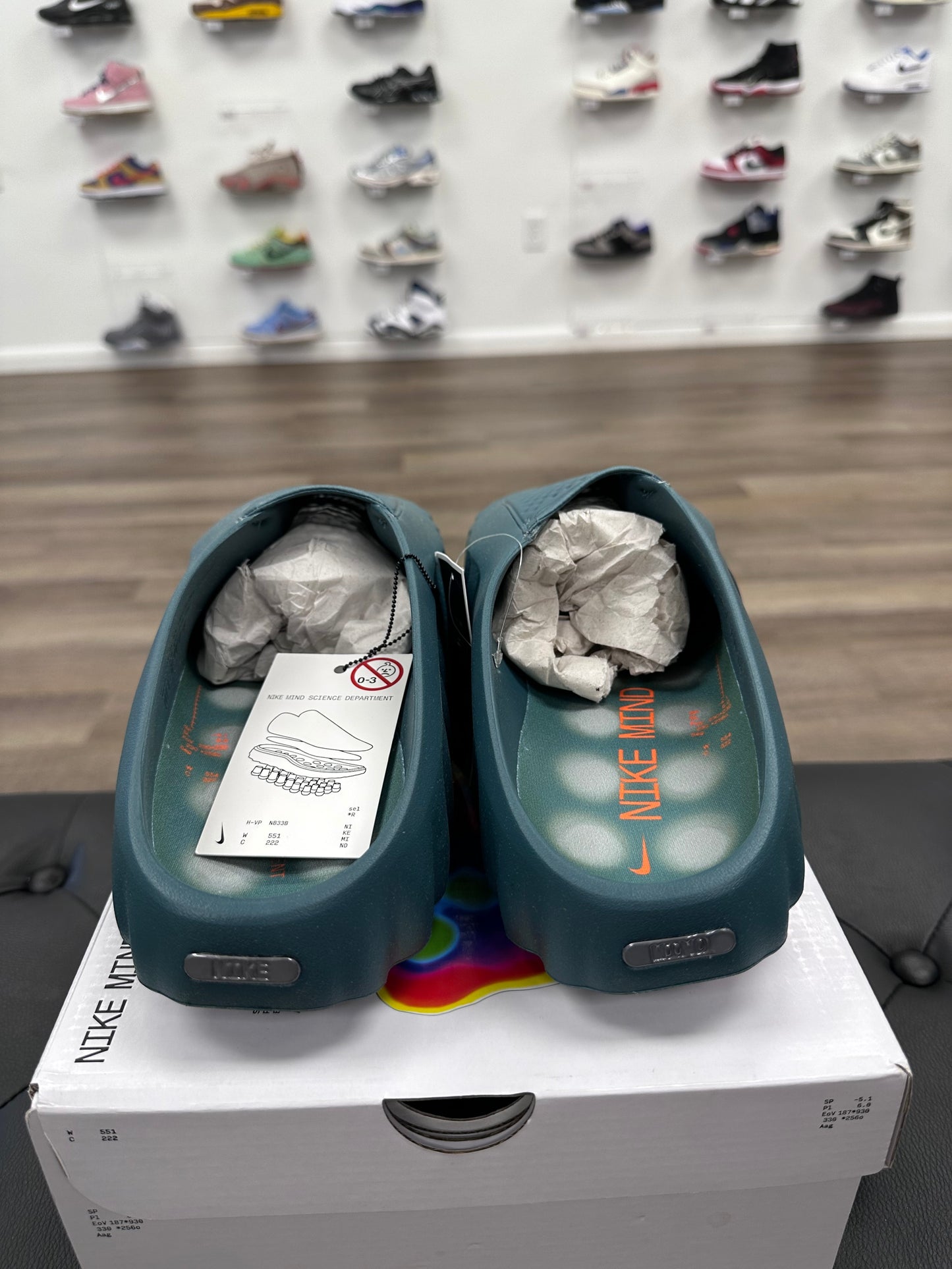 Nike Mind 001 Slide Mineral Slate - Size 13
