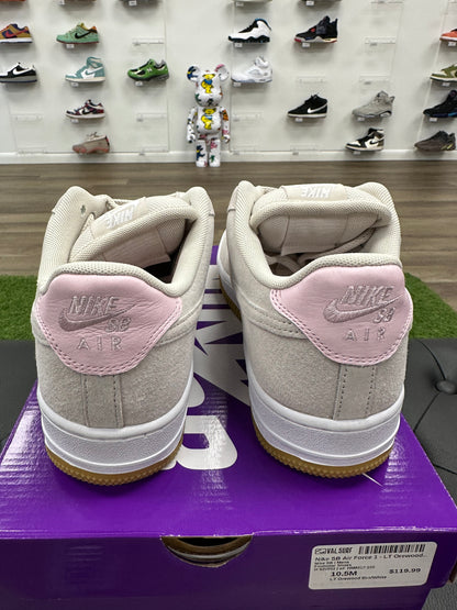 Nike Air Force 1 Low SB Light Orewood Brown Pink - Size 10.5