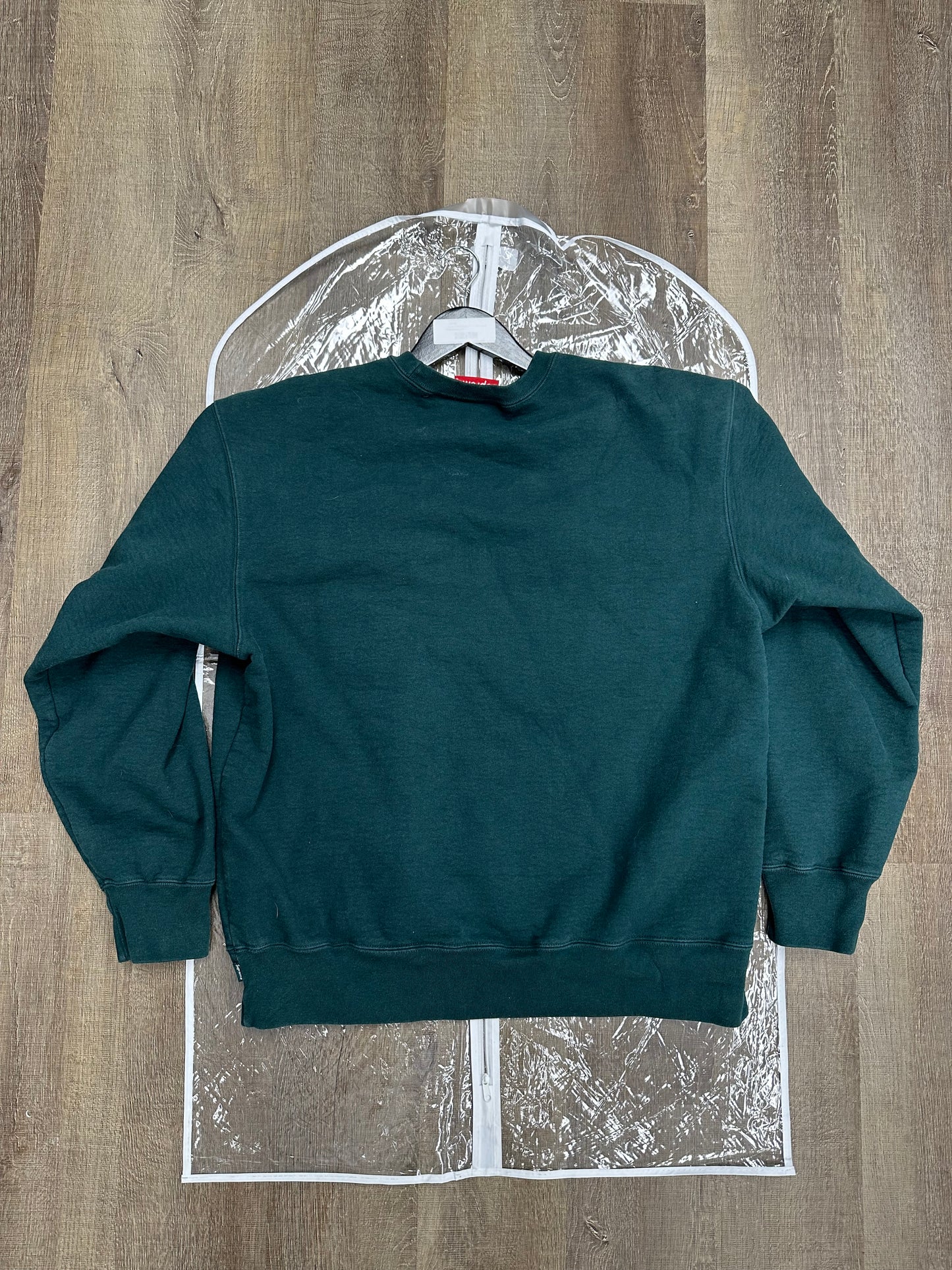Supreme Box Logo Crewneck (FW22) Dark Pine - Size Large (U)