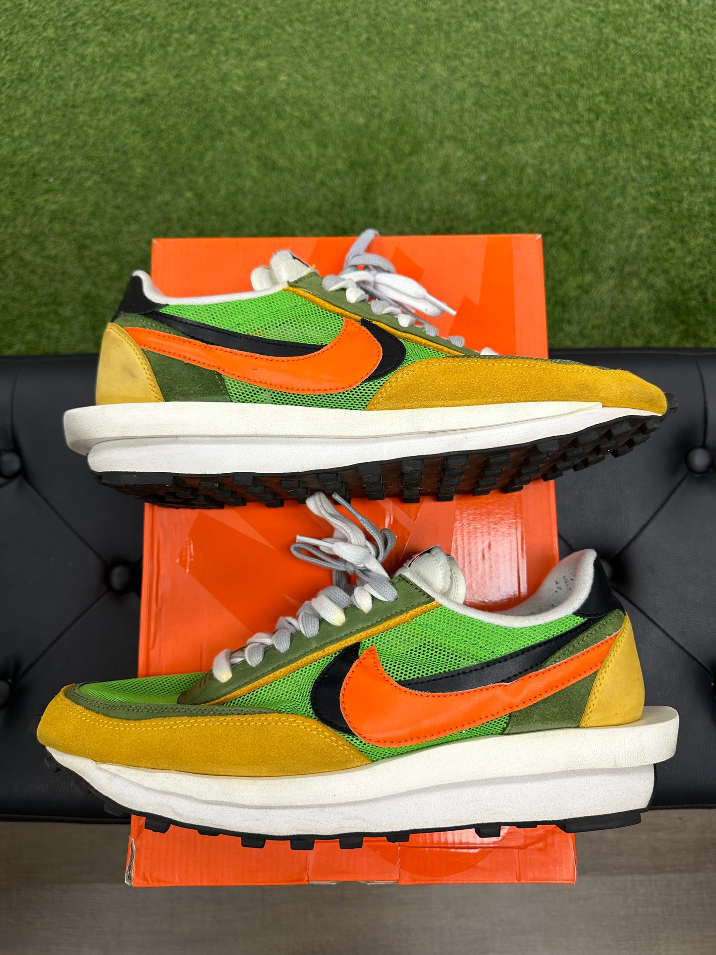 Nike LD Waffle sacai Green Gusto - Size 12 (U)