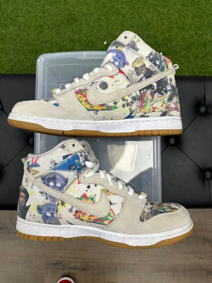 Nike SB Dunk High Supreme Rammellzee - Size 10 (U)