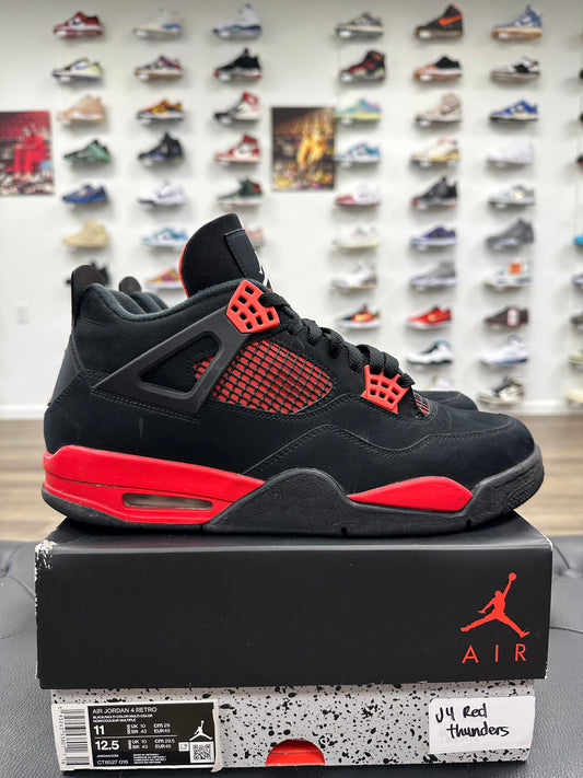 Jordan 4 Retro Red Thunder - Size 11 (U)