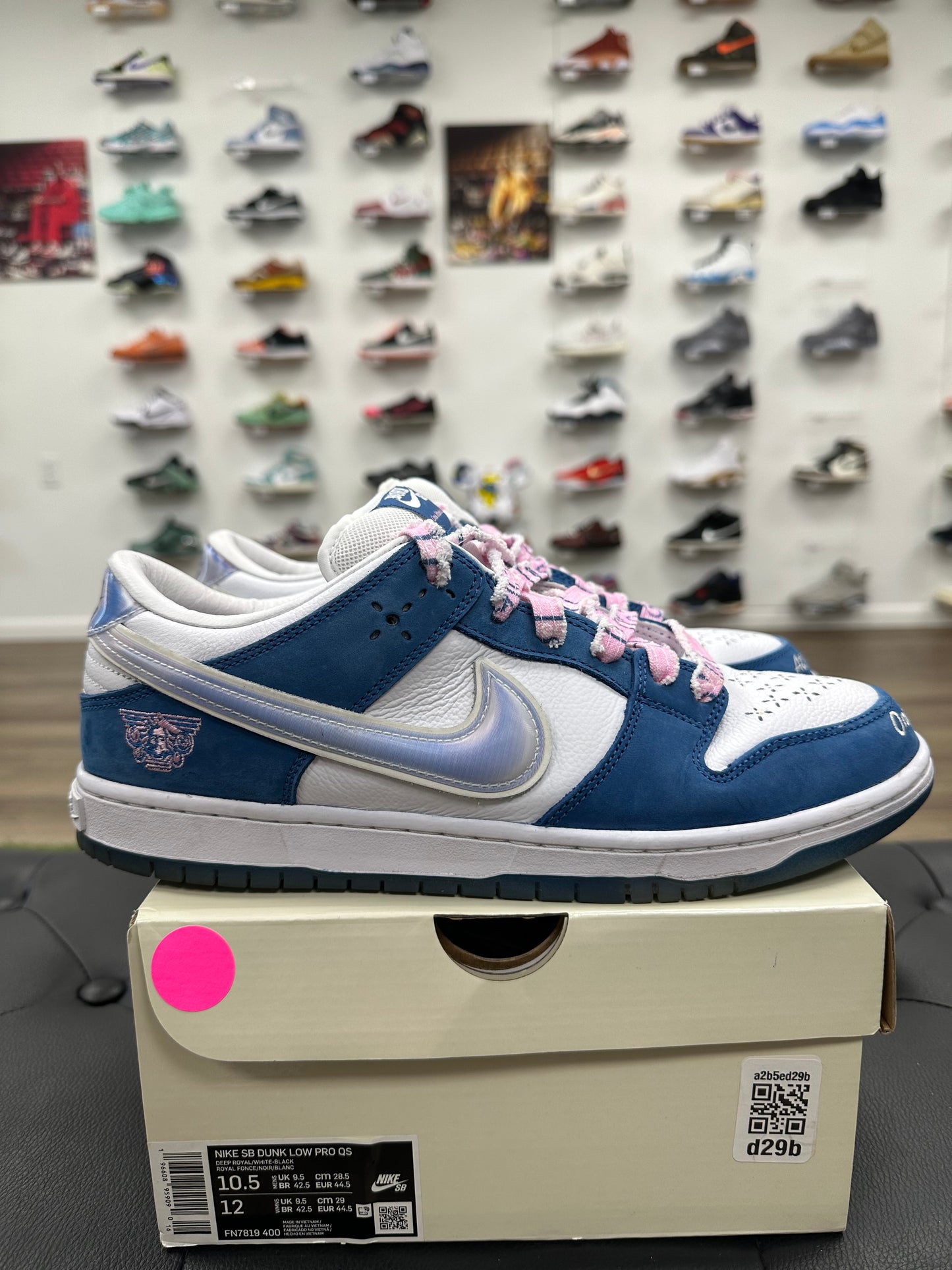 Nike SB Dunk Low Born X Raised One Block At A Time - Size 10.5 (U)