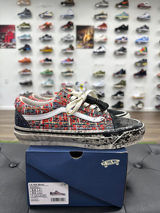 Vans Premium Old Skool Charms Red Black - Size 8