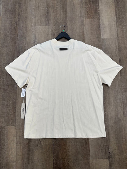 Fear of God Essentials Short-Sleeve Tee Eggshell - Size XL