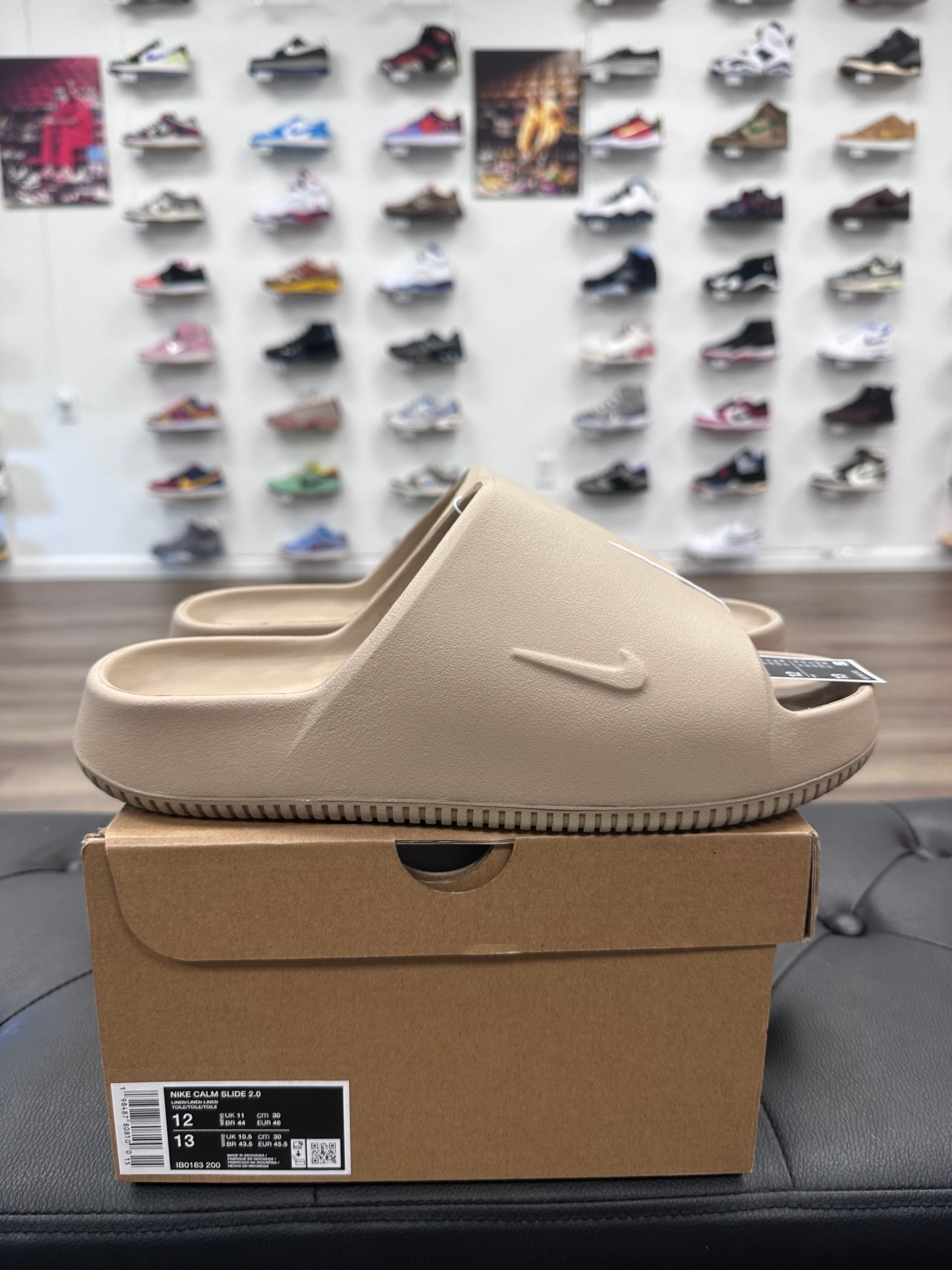 Nike Calm 2.0 Slide Linen - Size 12