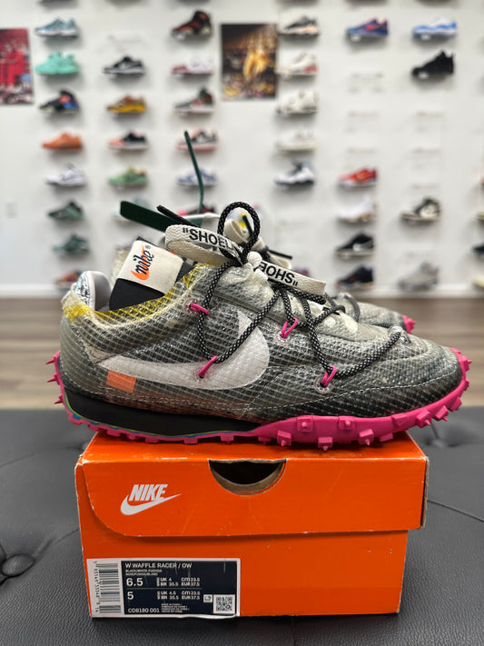 Nike Waffle Racer Off-White Black (Women's) - Size 6.5 (U)