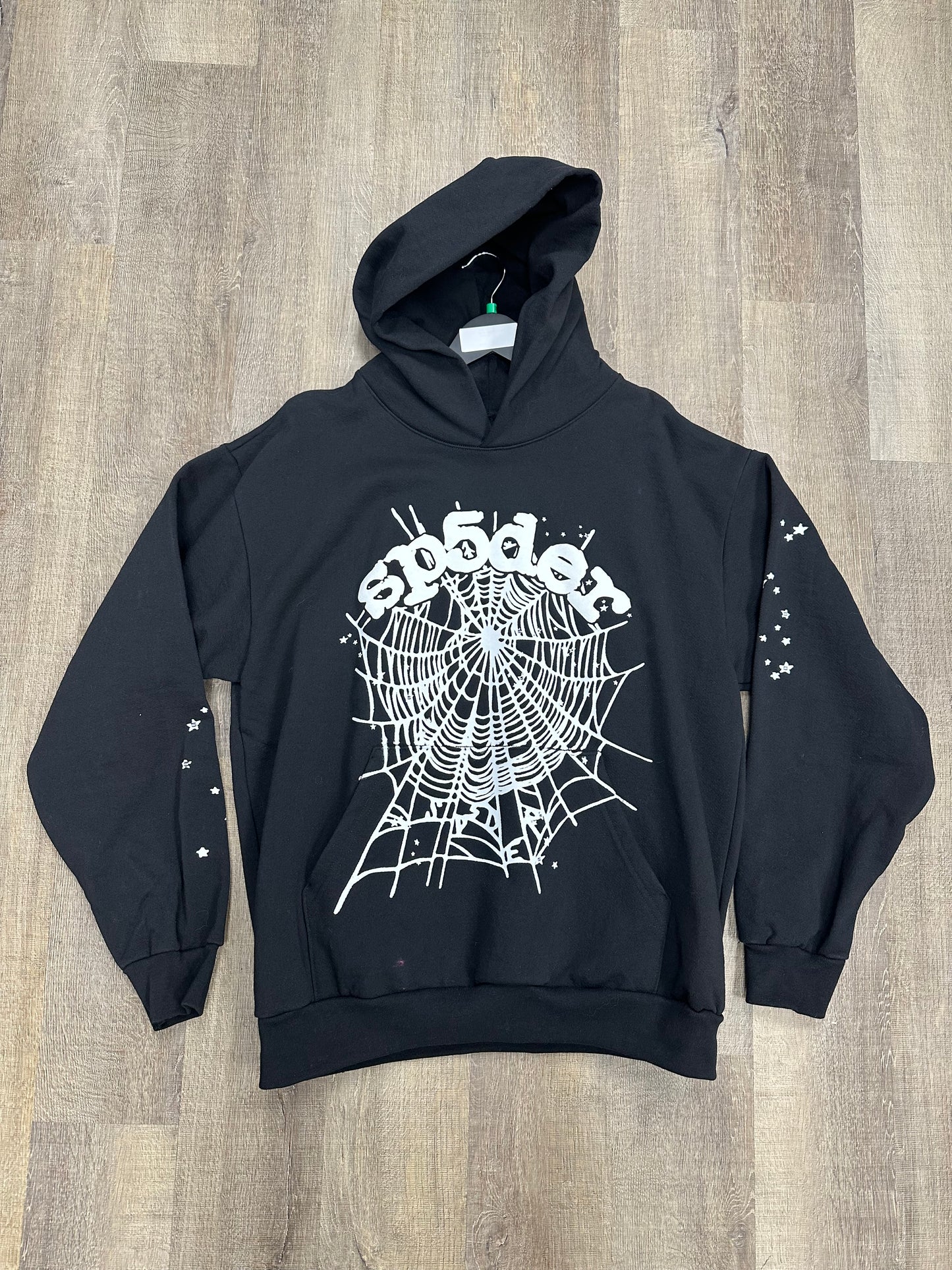 Sp5der OG Web Hoodie Black - Size XL