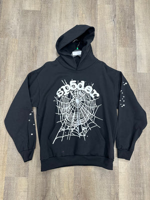 Sp5der OG Web Hoodie Black - Size XL