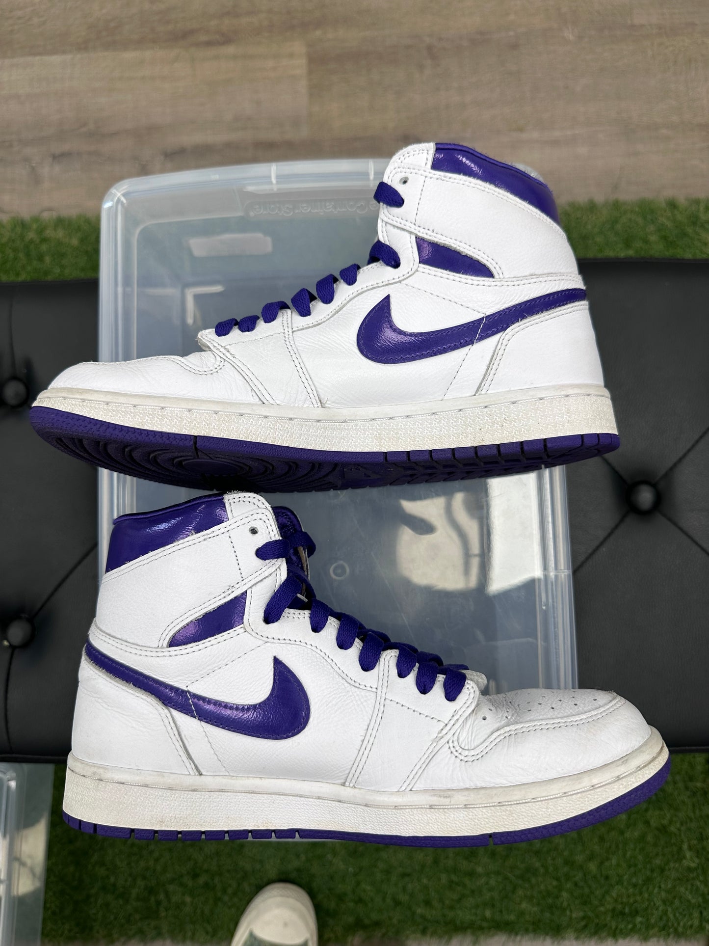 Jordan 1 Retro High Court Purple (Women's) - Size 8.5W (U)