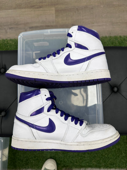Jordan 1 Retro High Court Purple (Women's) - Size 8.5W (U)