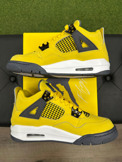 Jordan 4 Retro Lightning (2021) (GS) - Size 5 (U)