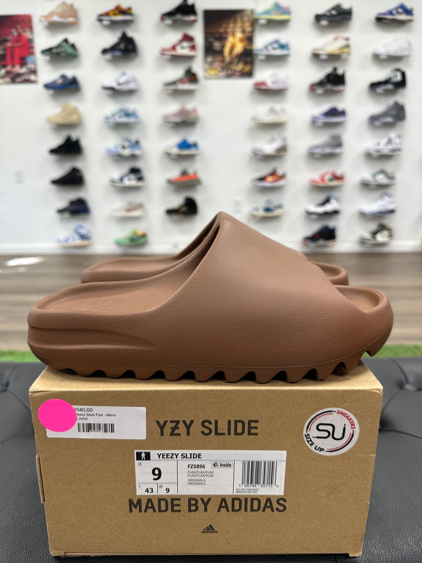 adidas Yeezy Slide Flax - Size 9
