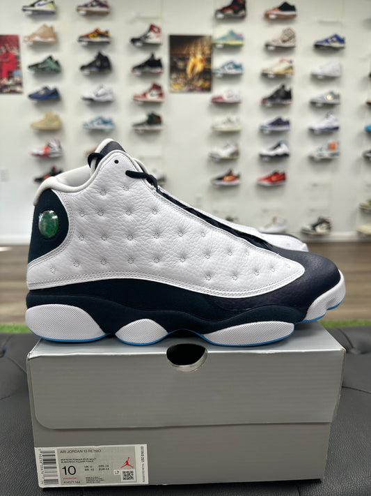 Jordan 13 Retro Obsidian Powder Blue White - Size 10
