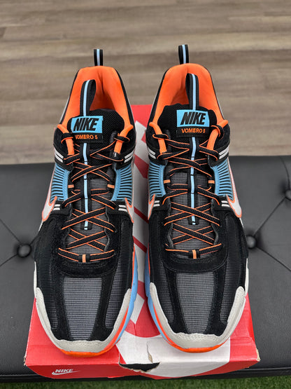 Nike Zoom Vomero 5 Blue Glaze Total Orange - Size 12 (U)