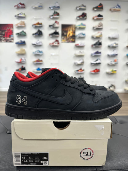 Nike SB Dunk Low Supreme 94 Black - Size 12 (U)