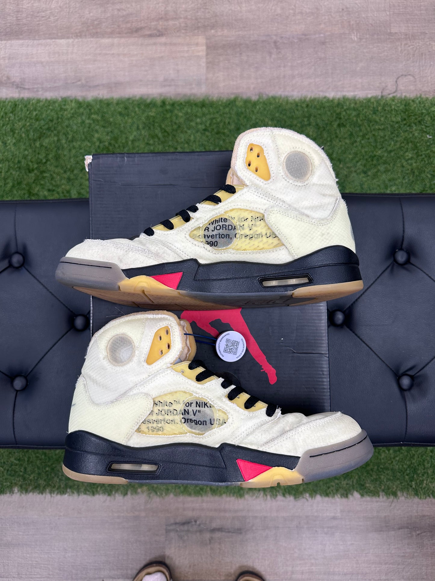 Jordan 5 Retro Off-White Sail - Size 10.5 (U)