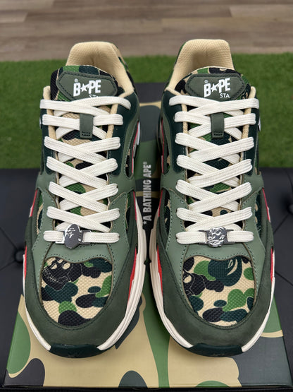 A Bathing Ape Shark Sta Bored Ape Yacht Club Green - Size 12