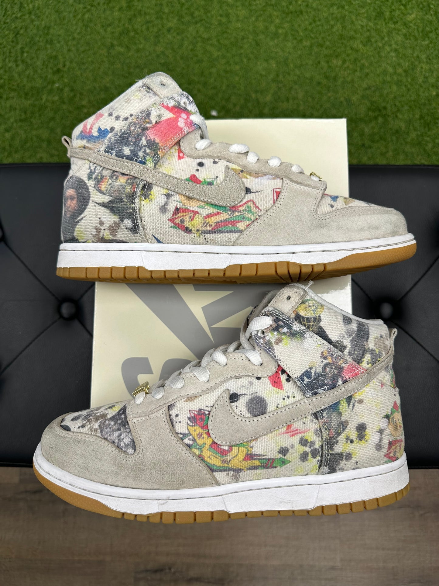 Nike SB Dunk High Supreme Rammellzee - Size 8 (U)