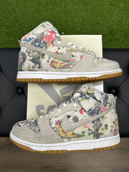 Nike SB Dunk High Supreme Rammellzee - Size 8 (U)